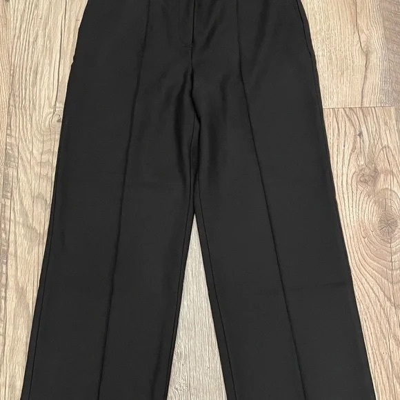 NWT Sezane Corentin Pants Black- Size 38 - Picture 1 of 5